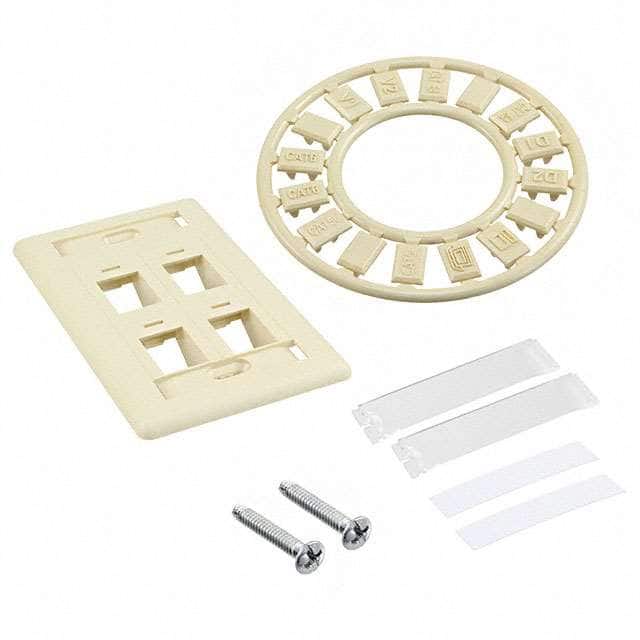 1-406185-1 TE Connectivity AMP Connectors  Keystone Faceplates Frames